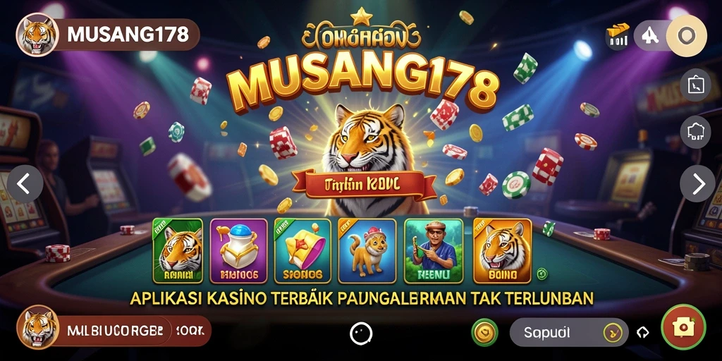 Tampilan gameplay menarik dan grafis yang memukau di Kasino.