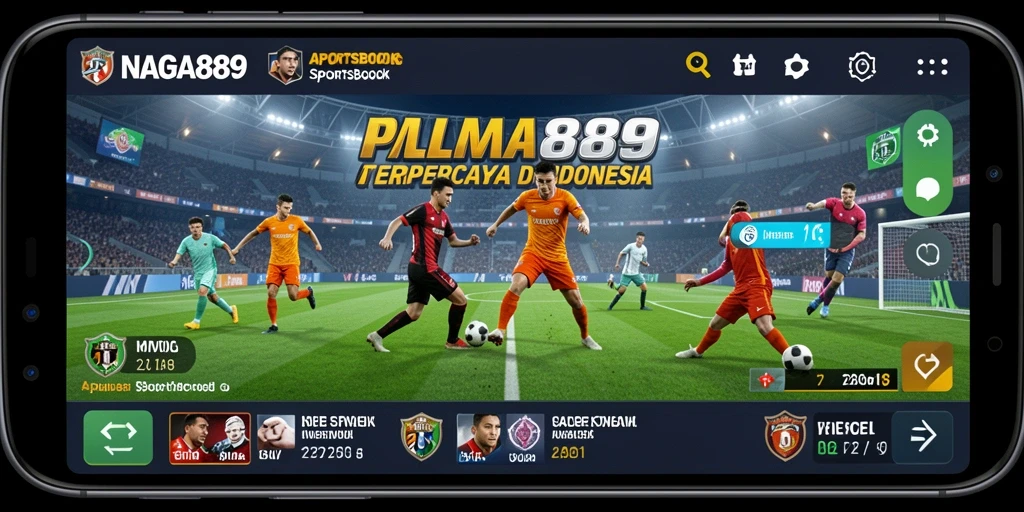 Tampilan menarik dari gameplay NAGA889 sebagai aplikasi Sportsbook.